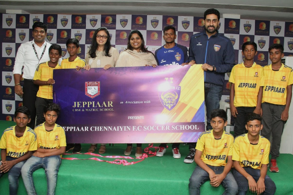 Jeppiaar Championship FC soccer school Launch